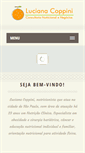 Mobile Screenshot of lucianacoppini.com.br